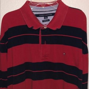 Tommy Hilfiger striped long sleeve polo